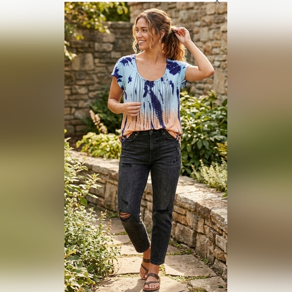 One World Tie Dye Top